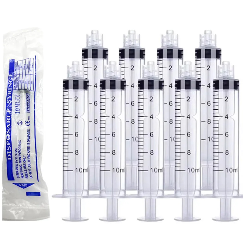 Baby Food Allergy Rash - 10ml 루어락 플라스틱 주사기(바늘 없음) 개별