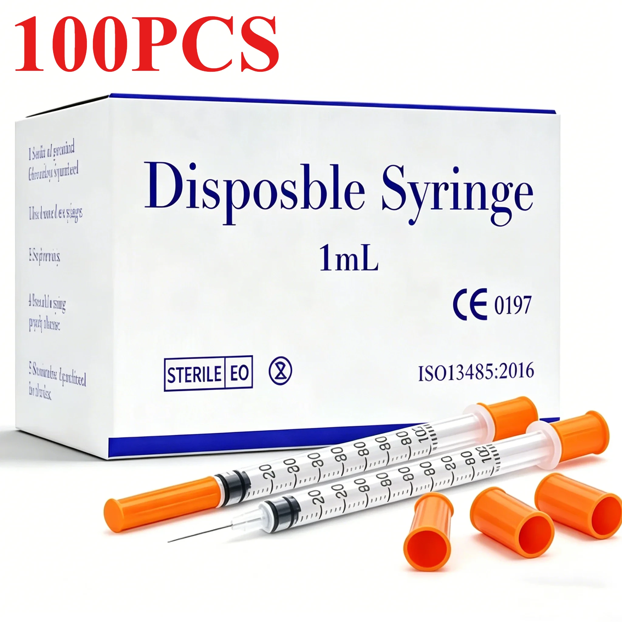 Baby Food Allergy Rash - 100개입 1ml/0.5mlcc 다양한 크기의 일회용 멸균