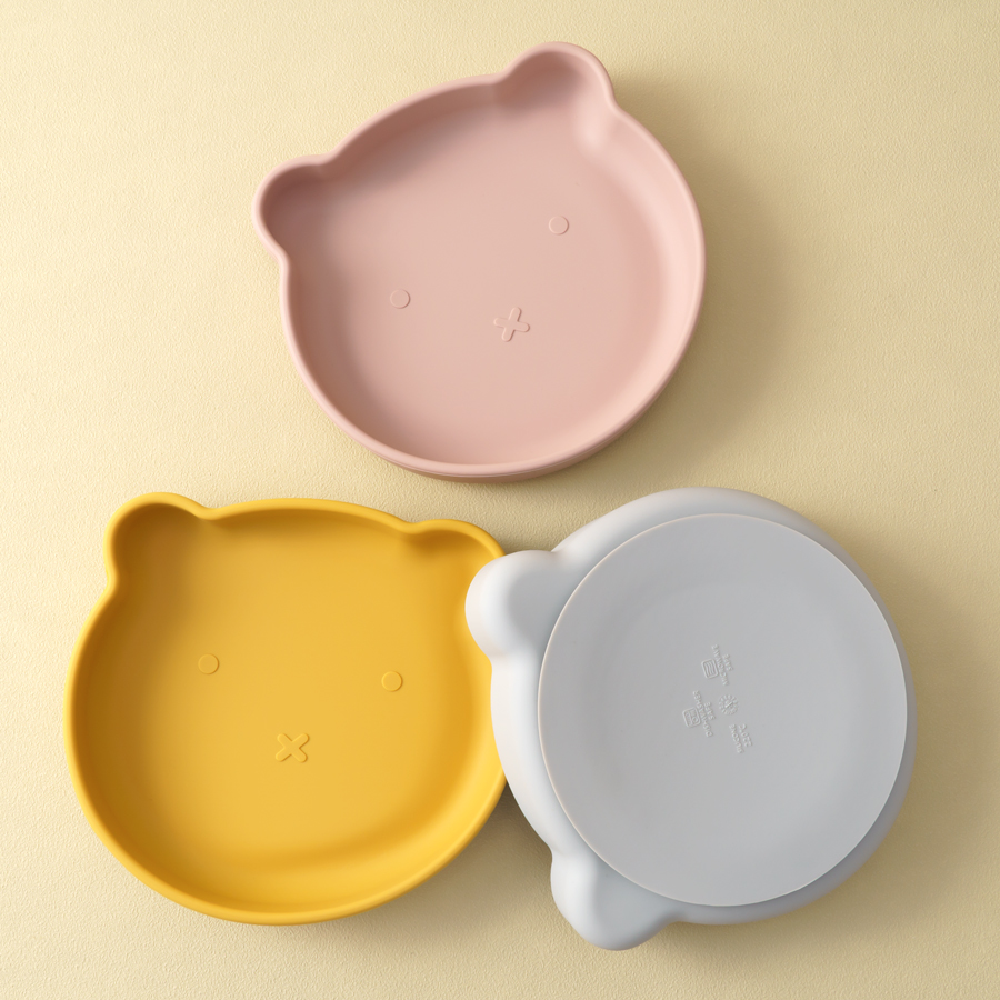Baby Food Tray - 1PC 실리콘 아기 요리 흡입 식사