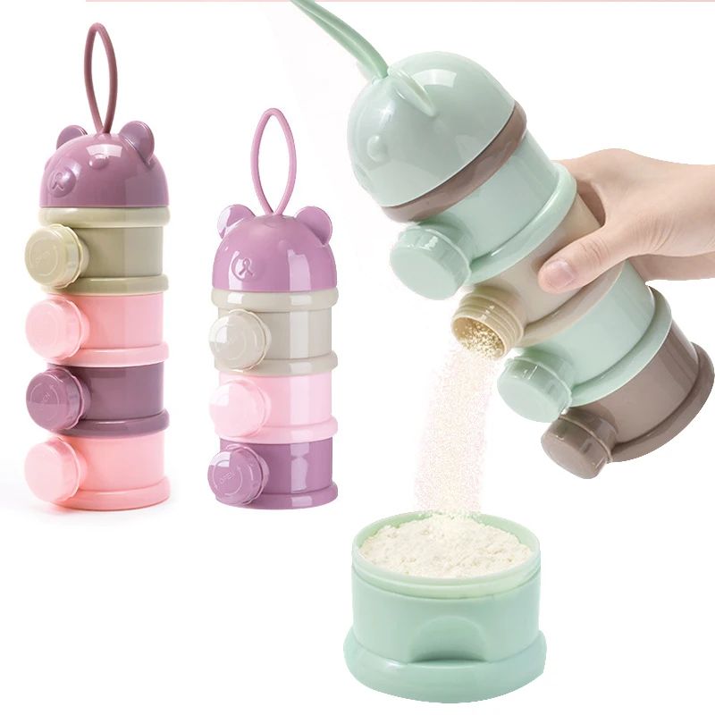 Baby Food Nan - 3/4 레이어 아기 휴대용 이유식 보관