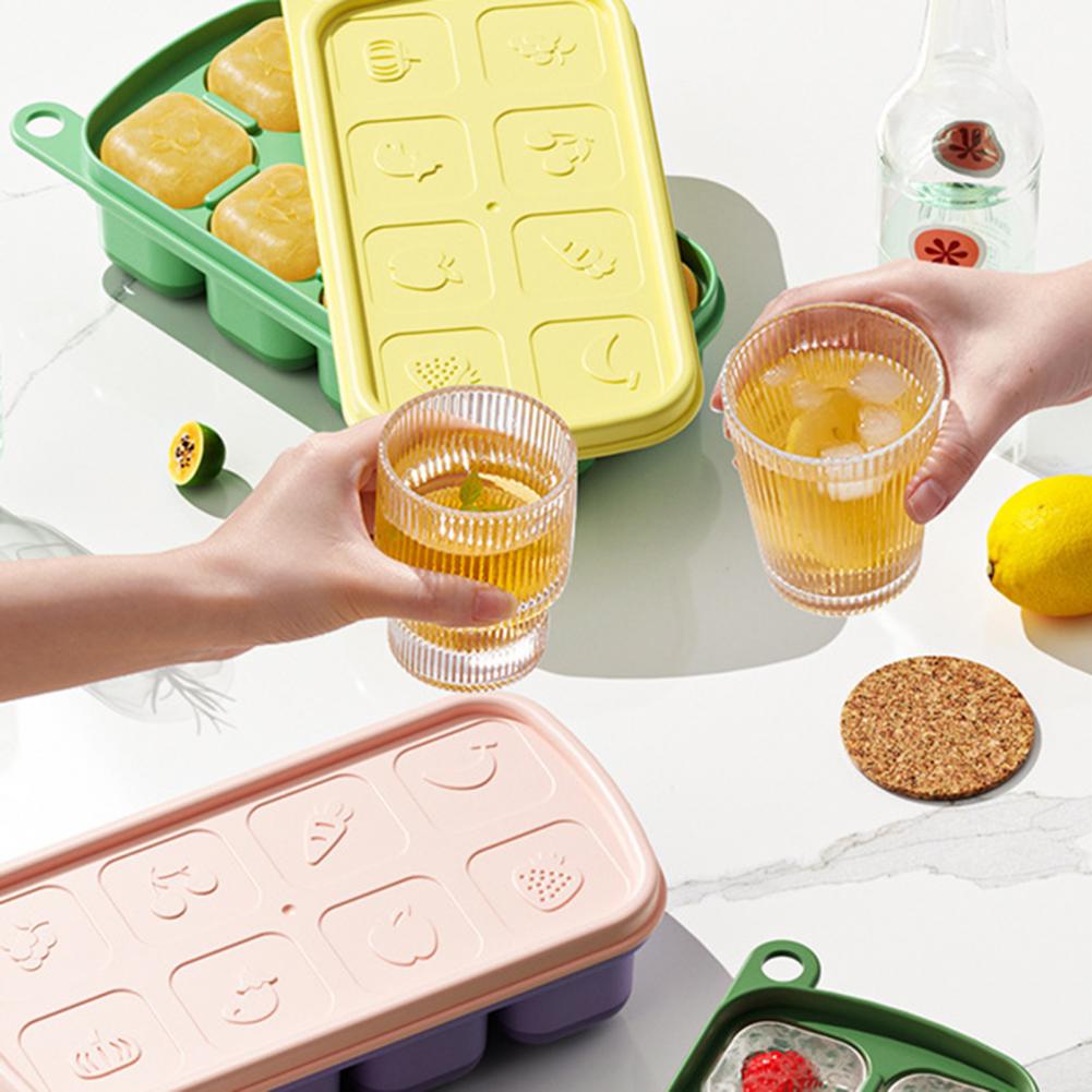 다양한 음료용 얼음틀, 가족용 BPA 프리 실리콘 아이 - Baby Food Tray 리뷰 및 가격