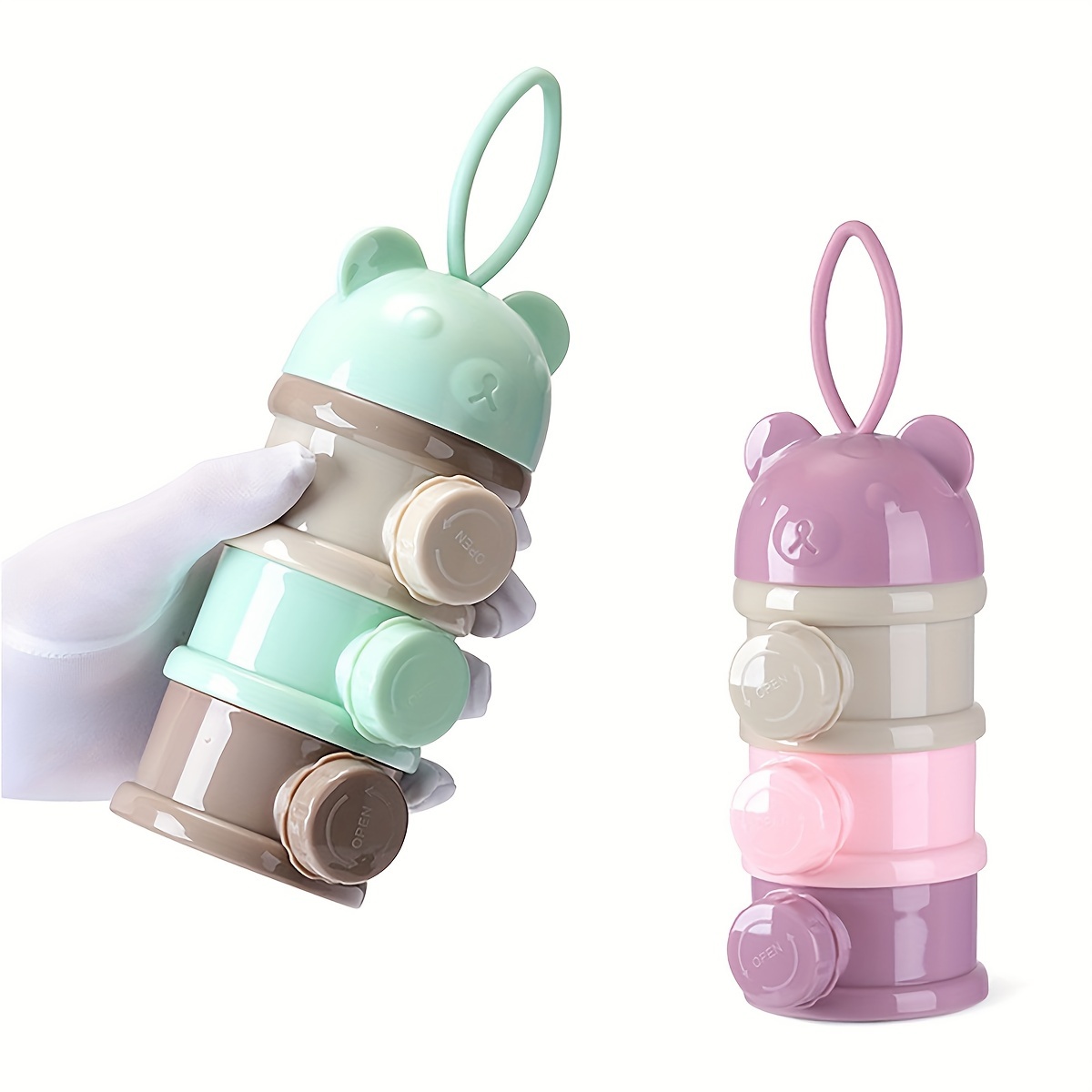 스트랩이 있는 대용량 아기 분유 용기, 분유 디스펜서, - Baby Food Nan 리뷰 및 가격