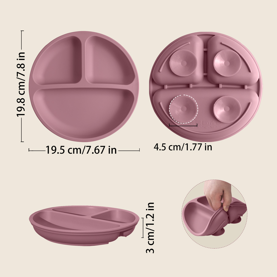1PCS 아기 빨판 실리콘 식사 접시 BPA 무료 어린 - Baby Food Tray 리뷰 및 가격
