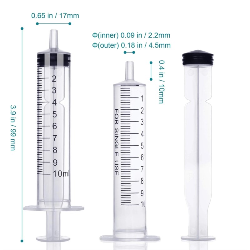 10-100개입 10ml 플라스틱 루어 슬립 주사기(바 - Baby Food Allergy Rash 리뷰 및 가격