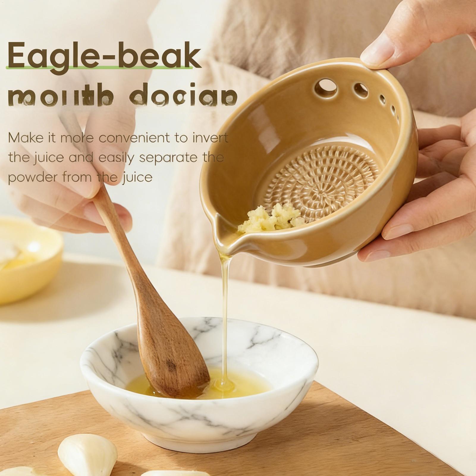 배수구가 있는 5가지 크기의 구멍이 있는 수동 마늘 강 - Baby Food Grater 리뷰 및 가격