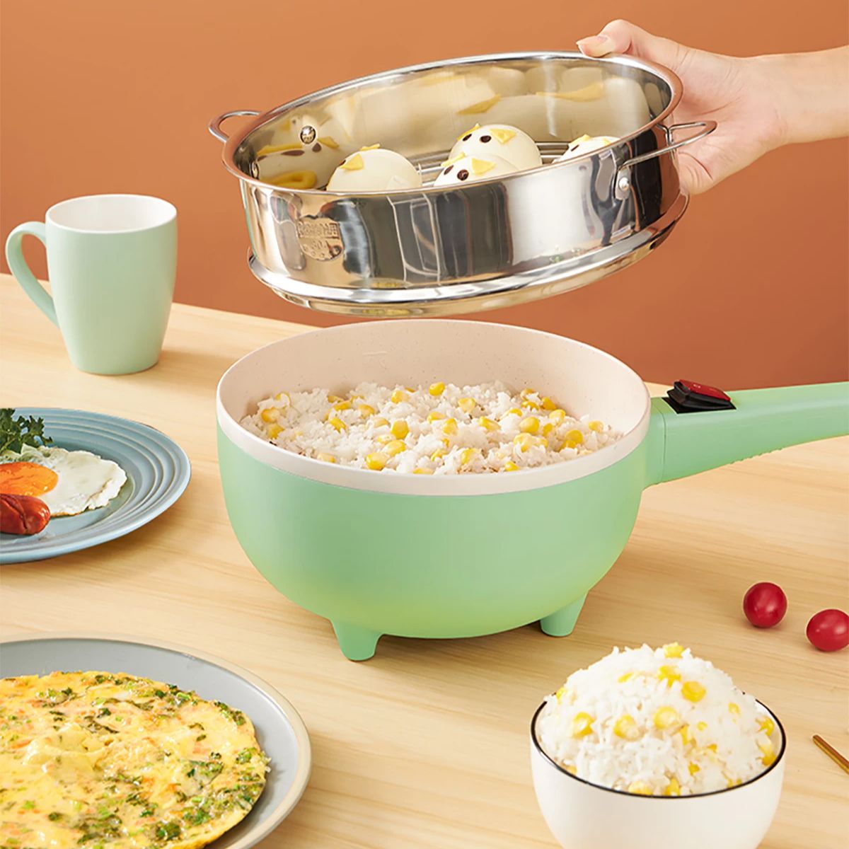 ARIER 24V 220V 다기능 전기 프라이팬 휴대용 - Baby Food Steamer 리뷰 및 가격