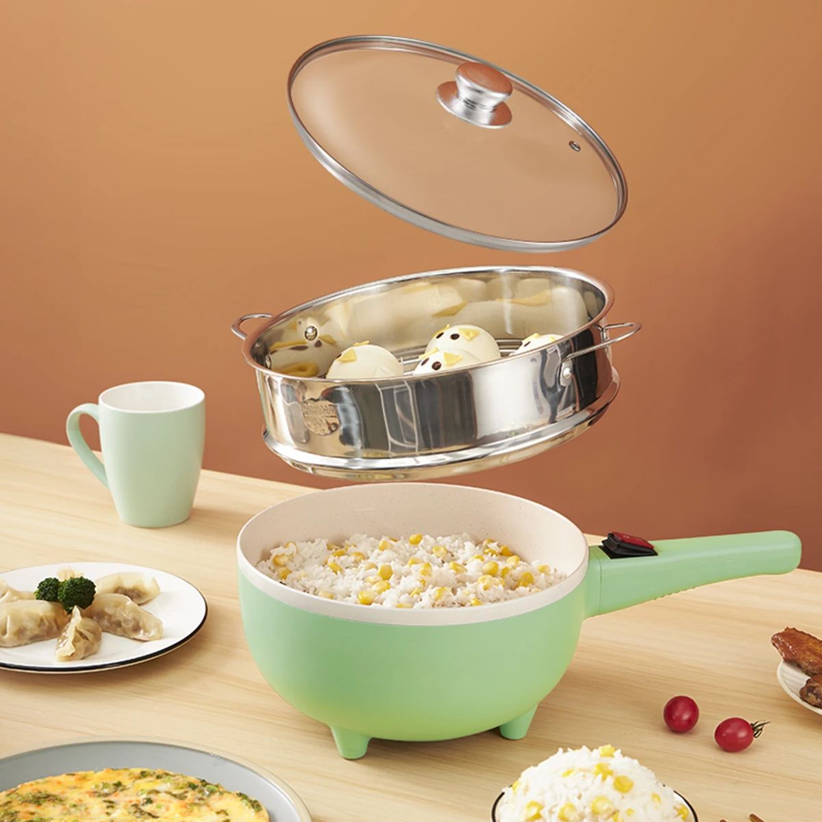 ARIER 24V 220V 다기능 전기 프라이팬 휴대용 - Baby Food Steamer 리뷰 및 가격