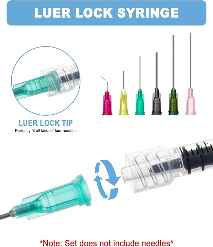 100Pcs 1ml/1cc 루어락 주사기 멸균, 실험실 - Baby Food Allergy Rash 리뷰 및 가격