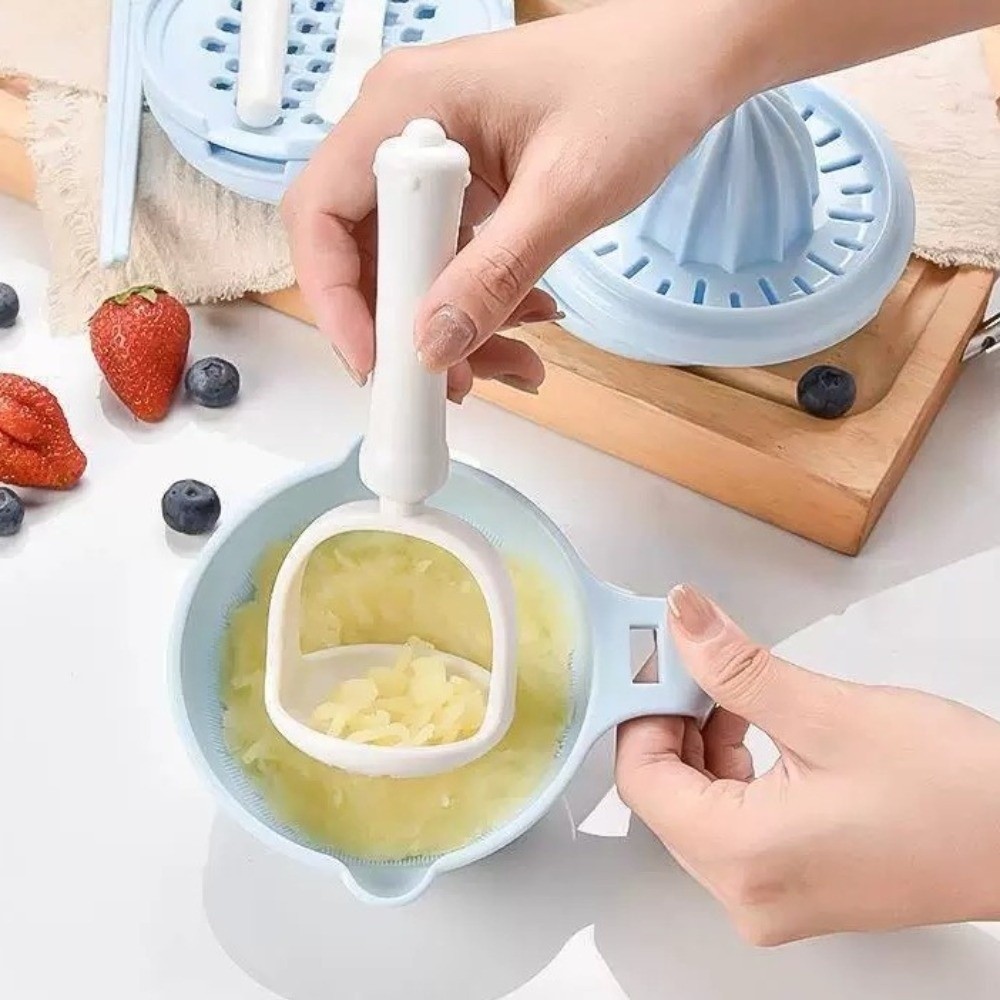 단색 아기 음식 분쇄기 다기능 사용이 쉬운 수동 분쇄기 - Baby Food Grater 리뷰 및 가격